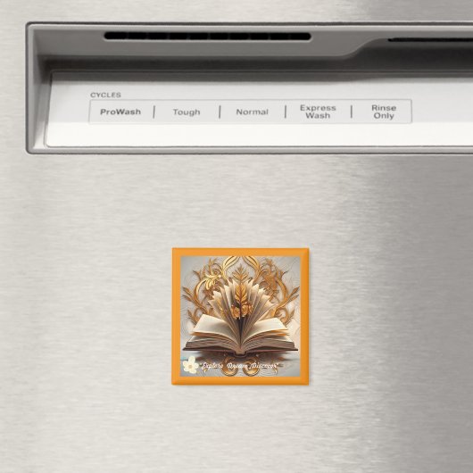 Aimant "La vie de livres" (In Situ (Lave-vaisselle))