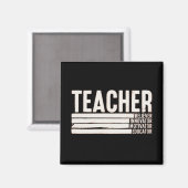 Aimant La vie d'enseignant rentrée scolaire (Recto/Verso)