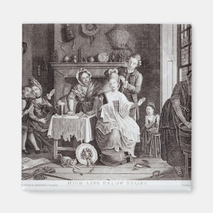 Aimant La vie élevée au-dessous des escaliers