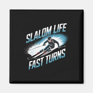 Aimant La vie en slalom tourne vite Ski alpin