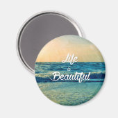 Aimant La vie est belle (Recto/Verso)