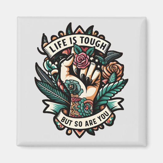 Aimant La vie est dure, vous aussi (Devant)