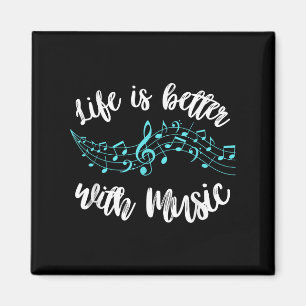 Aimant La Vie Est Meilleure Avec Musique Musicien Citatio