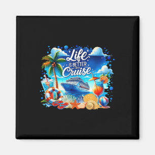 Aimant La Vie Est Meilleure Sur Une Croisière Hawaii Beac