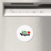 Aimant La vie est meilleure Vegan (In Situ (Lave-vaisselle))