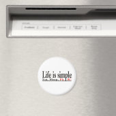 Aimant La vie est simple (In Situ (Lave-vaisselle))