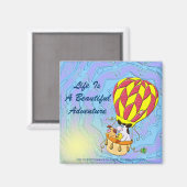 Aimant La Vie Est Une Belle Aventure (Recto/Verso)