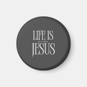 Aimant La Vie Est Vide Sans Jésus - Foi Chrétienne Audaci