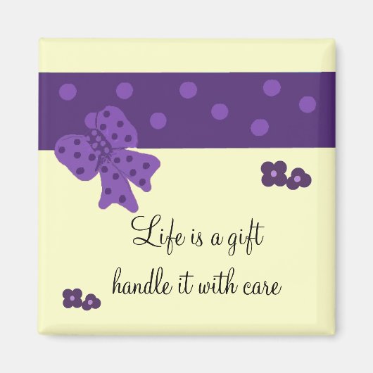 Aimant La vie inspirante (Devant)