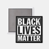 AIMANT "LA VIE NOIRE EST IMPORTANTE" (Recto/Verso)