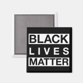 Aimant La vie noire importe (Recto/Verso)