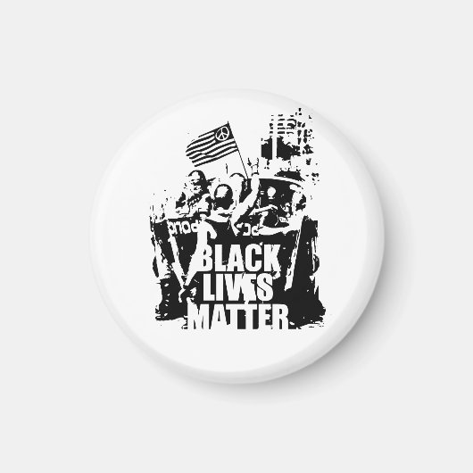 Aimant La vie noire importe (Devant)