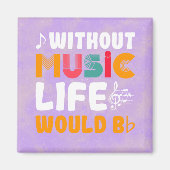 Aimant La vie serait plate (Devant)