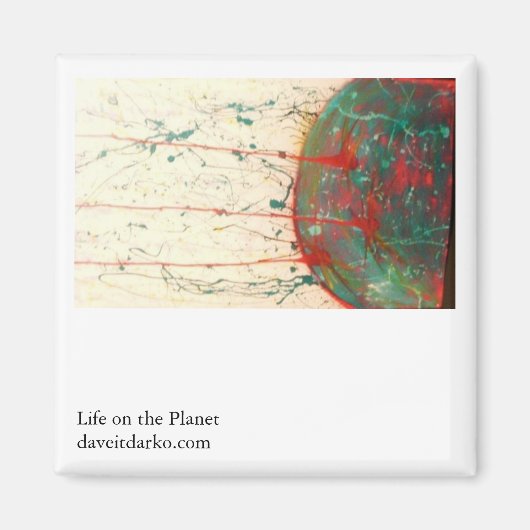Aimant La vie sur la planète (Devant)