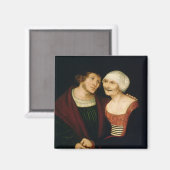 Aimant La Vieille Femme Infantée (Recto/Verso)