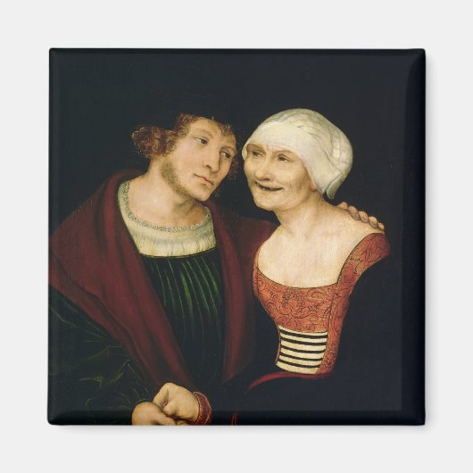 Aimant La Vieille Femme Infantée (Devant)