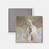 Aimant La Vierge à l'Enfant, détail de la tabernacl (Recto/Verso)