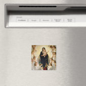 Aimant La Vierge aux anges - William-Adolphe Bouguereau (In Situ (Lave-vaisselle))