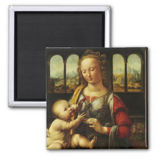 Aimant La Vierge de la Carnation de Léonard de Vinci