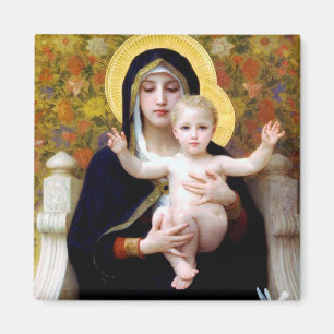 Aimant La Vierge de la Lily, Bouguereau
