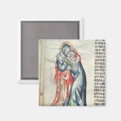 Aimant La Vierge et le Christ, de la Passion de (Recto/Verso)