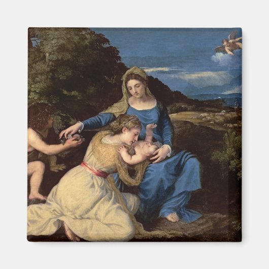 Aimant La Vierge et l'enfant avec les saints, 1532 (Devant)