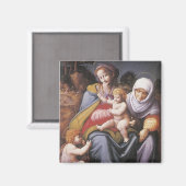 Aimant La Vierge et l'Enfant avec St Elizabeth (Recto/Verso)