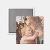 Aimant La Vierge et l'enfant d'Alessandro Botticelli (Recto/Verso)