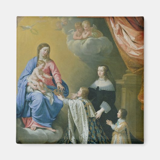 Aimant La Vierge Marie donne la Couronne et le Scepter (Devant)