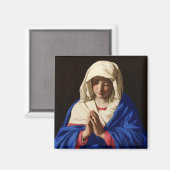 Aimant La Vierge Marie en prière (Recto/Verso)