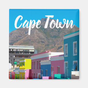 Aimant La ville de Bo-Kaap au Cap Afrique du Sud