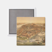Aimant La ville de New York, 18 ans (Recto/Verso)