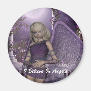 Aimant La violette d'ange charme l'aimant