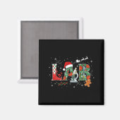 Aimant Lab Christmas Laboratory Technician Science Xmas S (Recto/Verso)