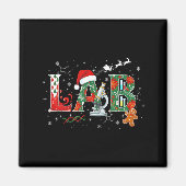 Aimant Lab Christmas Laboratory Technician Science Xmas S (Devant)