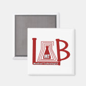 AIMANT LAB FLASK LOGO MT - TECHNOLOGUE MÉDICALE (Recto/Verso)