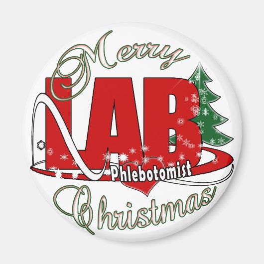 AIMANT LAB PHLEBOTOMISTE NOËL (Devant)