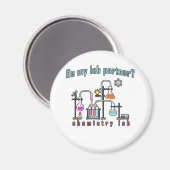 Aimant Laboratoire de chimie (Recto/Verso)