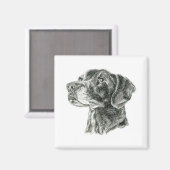 Aimant Laboratoire noir (Recto/Verso)