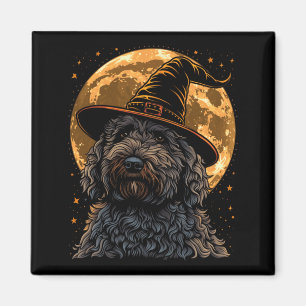 Aimant Labradoodle Halloween Chien Drôle Mignon Doodle Ma