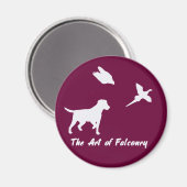 Aimant Labrador et Falconry (Recto/Verso)