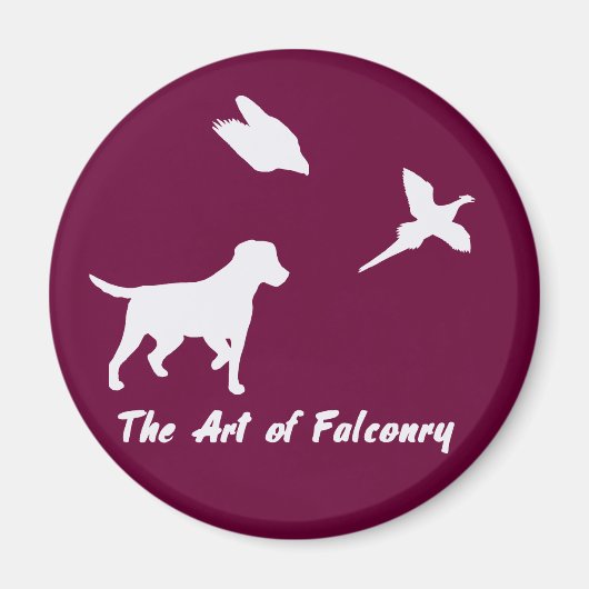 Aimant Labrador et Falconry (Devant)