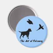 Aimant Labrador et Falconry (Recto/Verso)