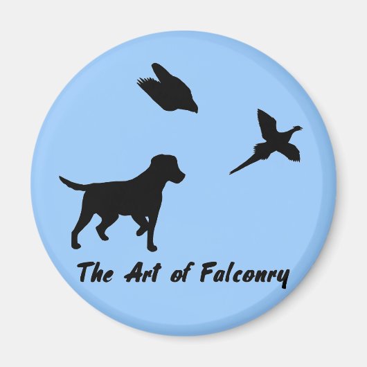 Aimant Labrador et Falconry (Devant)