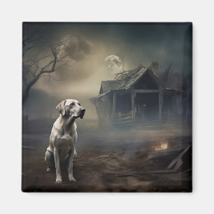 Aimant Labrador Halloween Épouvantable