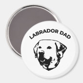 Aimant Labrador Papa (Recto/Verso)