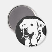 Aimant Labrador Retriever (Recto/Verso)