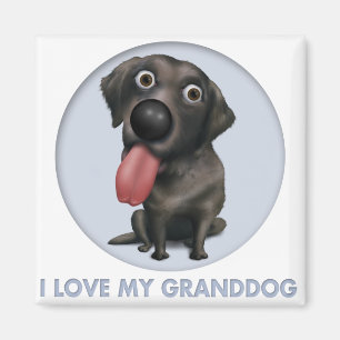 Aimant Labrador retriever Granddog (noir)