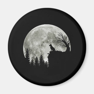 Aimant Labrador Retriever On Mountain Halloween Graphic