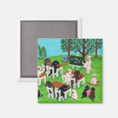 Aimant Labrador School (Recto/Verso)